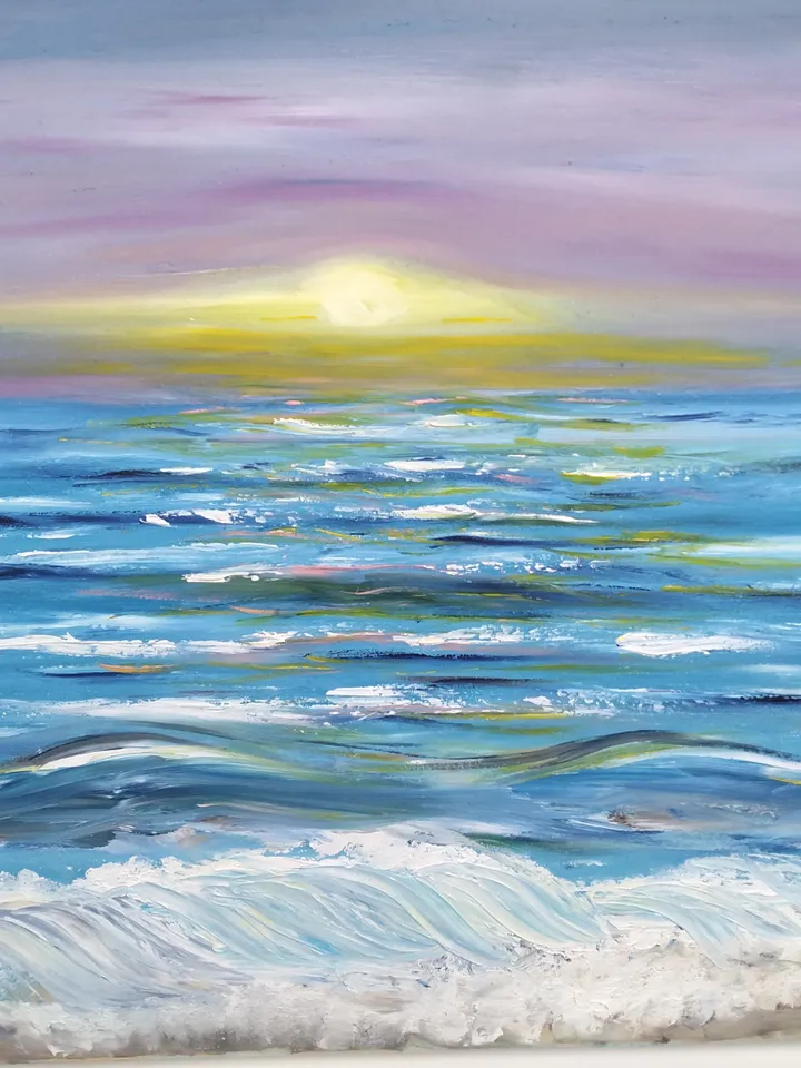 "Море" картина маслом на холсте 40*30