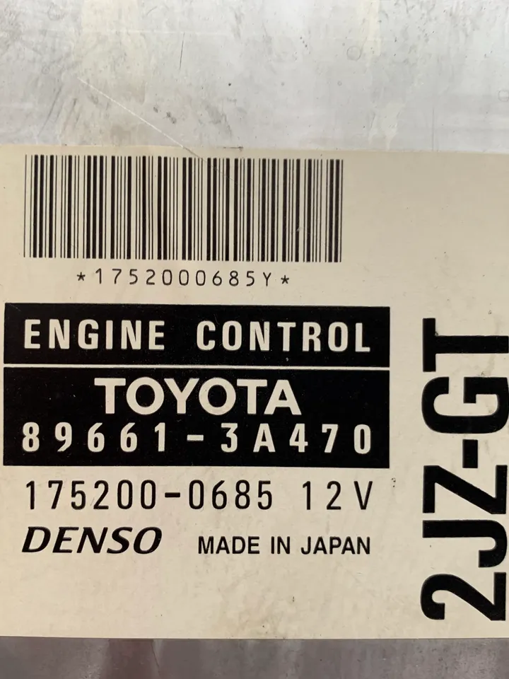 Engine control module ECU 89661-3A470 896613A470 TOYOTA LEXUS 2JZ-GT