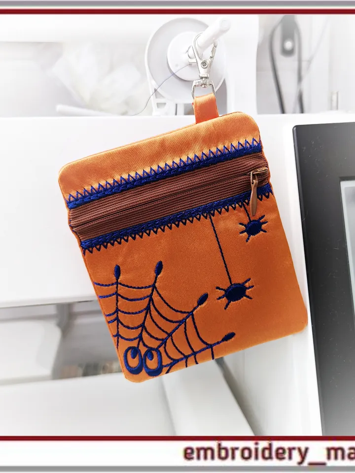 In The Hoop Design cardholder case wallet ITH from Embroidery Manavi 05