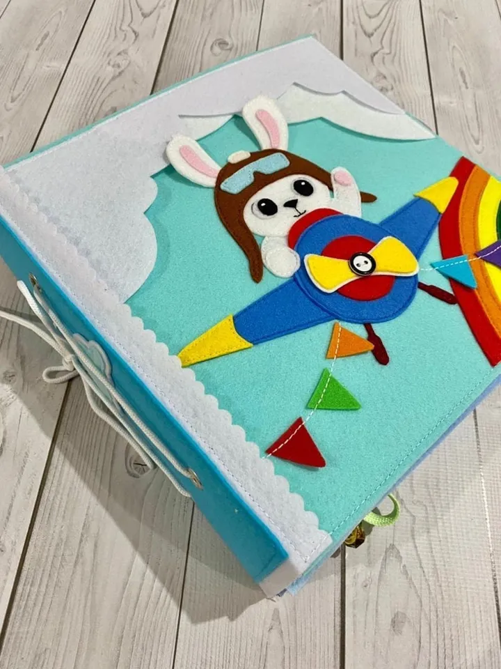 Transport Quiet book Pattern, Felt book pattern pdf, Soft montessori book tutorial, Busy book sewing ideas for kids 2, 3, 4 year old