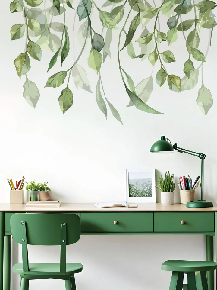 Eucalyptus Wall Decal Greenery Stickers Vines Hanging el106
