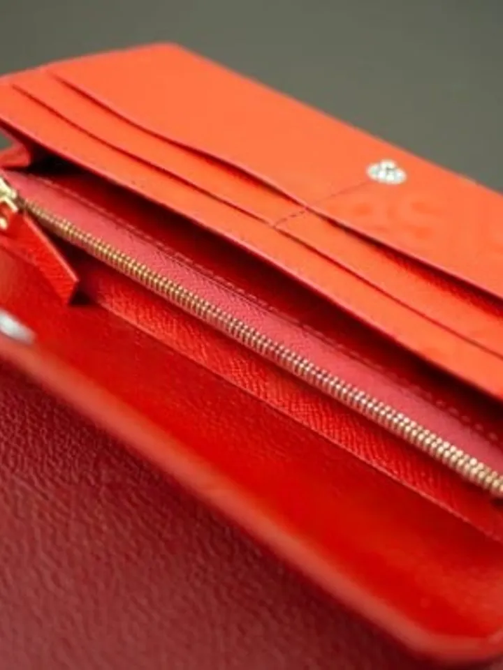 Leather Pattern Long Wallet, PDF File