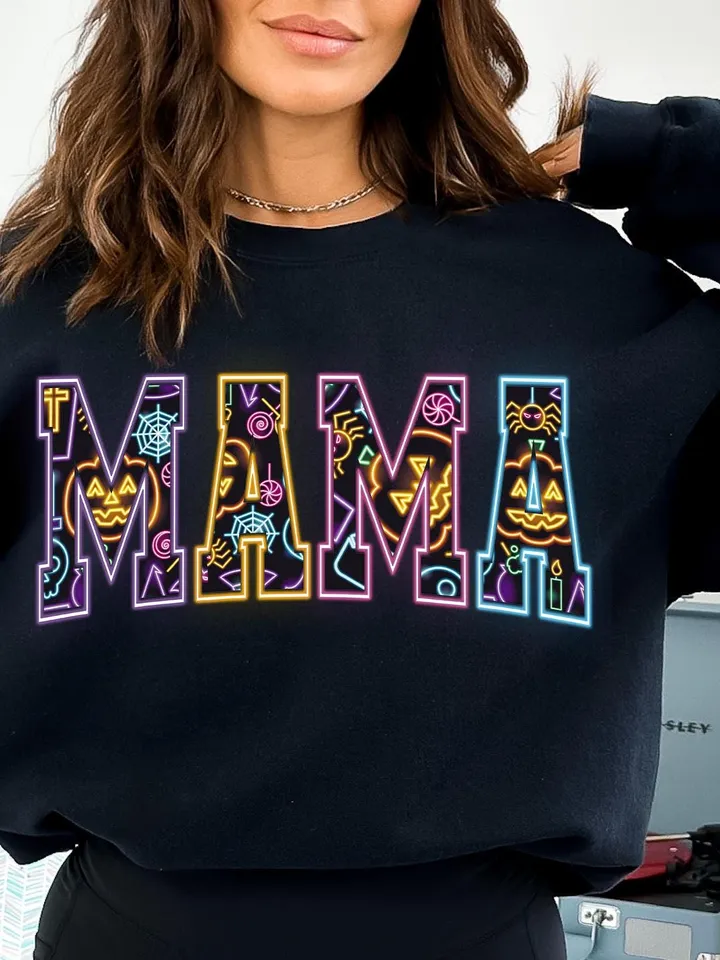 Mama Png, Coquette Halloween Neon Png, Spooky Mama Png, Floral Ghost Png, Spooky Season Png, Halloween Mama Png, Girly Coquette Bow Png