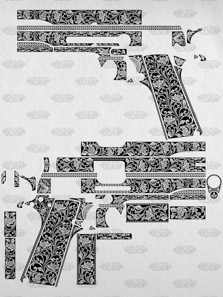VECTOR DESIGN Colt 1911 Government Scrollwork 16