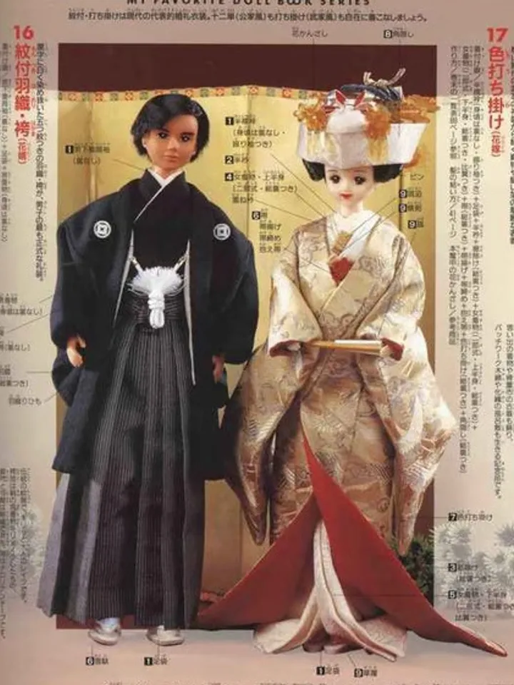 Clothes for Fashionable Dolls Japanese Magazine Sewing Pattern Wardrobe Clothes for Dolls Digital Download PDF
