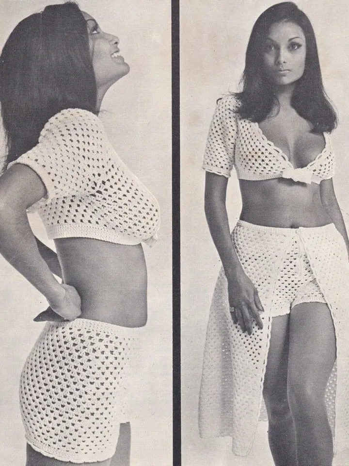 Crochet pattern crop top,   3 x crochet Patterns short, top, skirt • Bolero • Skirt Pattern •instant download pdf