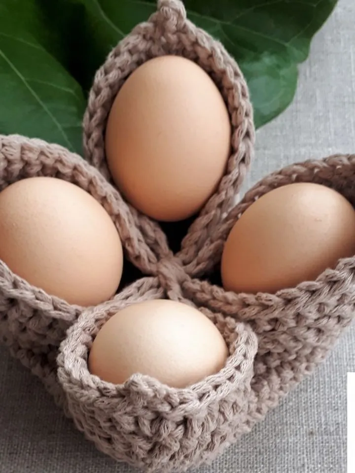 CROCHET PATTERN Crochet basket pattern Easter Crochet Patterns Kitchen Egg basket pdf Crochet kitchen set pattern Easy Crochet Pattern DIY