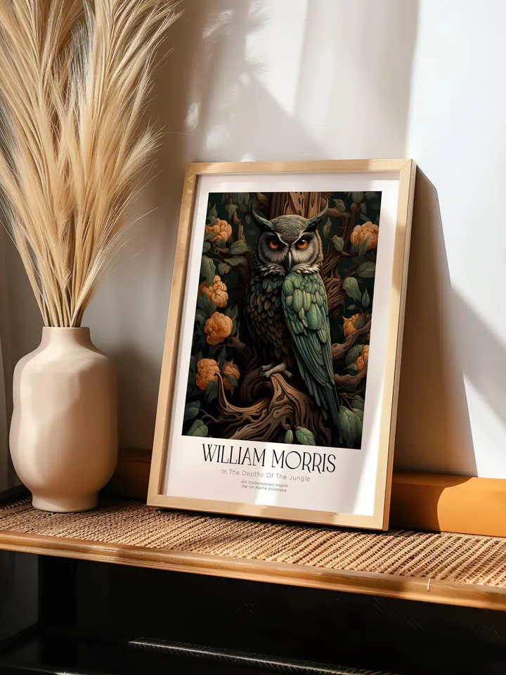 William Morris Wall Art, Vintage Botanical Print, Floral Poster Arts Decor, Digital Download, William Morris Print Digital Download AA5