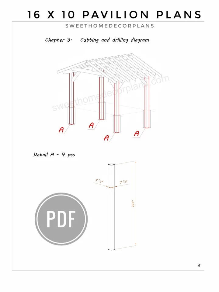 Diy 16 x 10 gable pavilion plans pdf. Carport plans. Wooden outdoor gazebo garden pavilion pdf plans. Diy backyard pergola plans