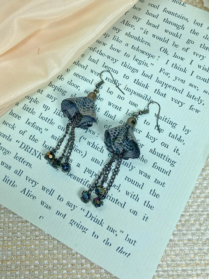 Handmade earrings. Individual design.