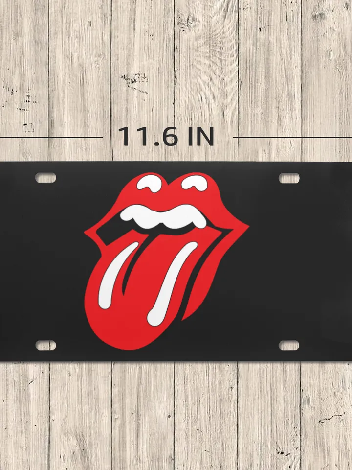 Rolling Stones License Plate