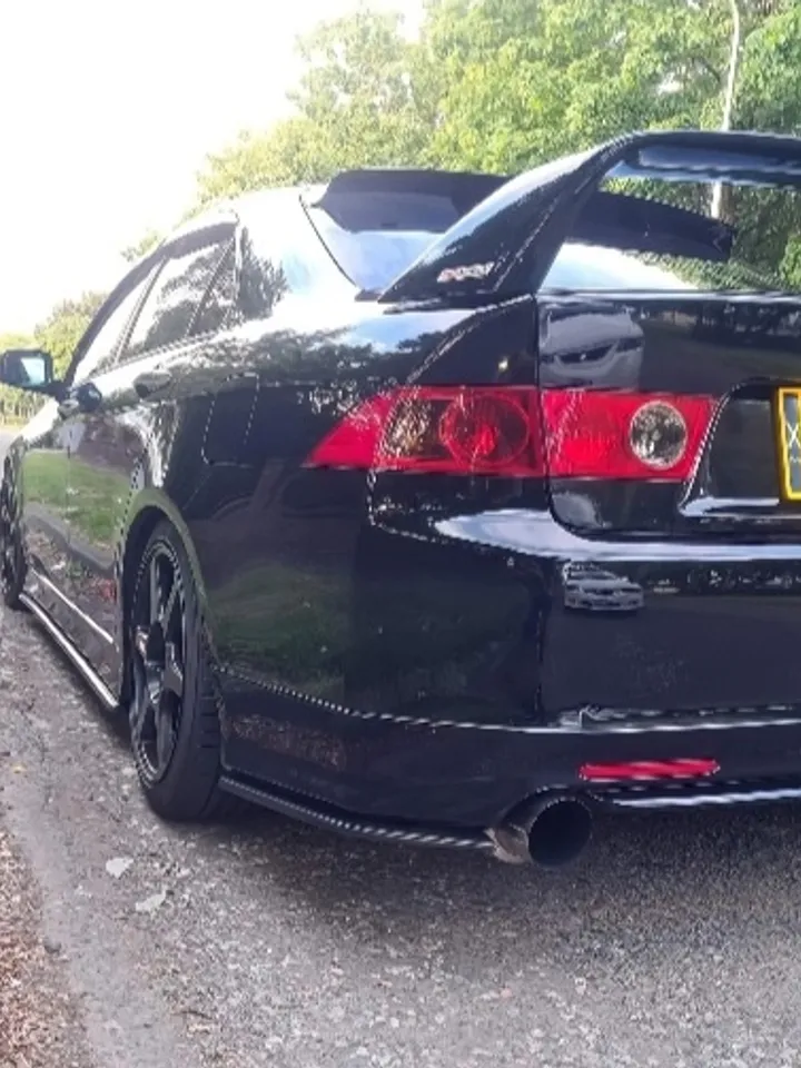 Splitters for rear lip Euro r/ Type S 03-08 Honda Accord/ Acura TSX