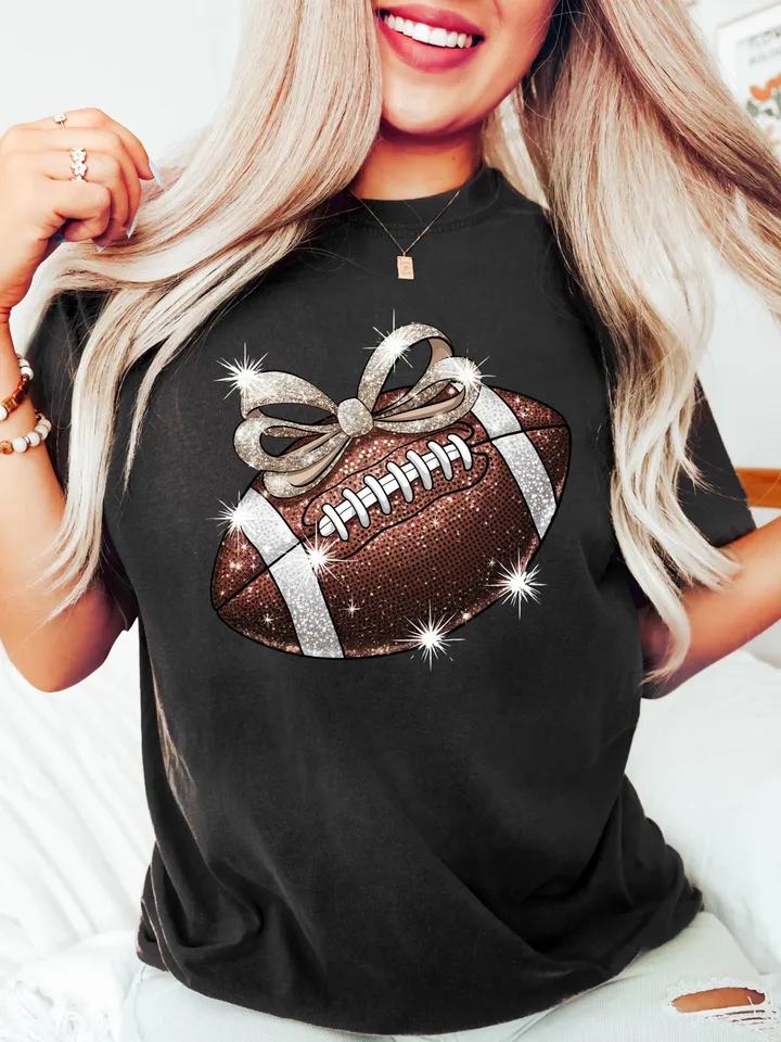 Football png Glitter football Disco football Game day Football mama Sports png Football girly Fall png Football Preppy png Football season