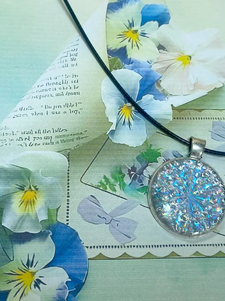 3D handmade pendant.