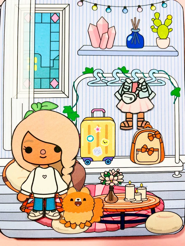 Toca Boca paper house