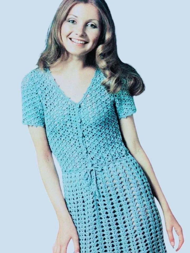 Dress crochet pattern, crochet dress women pdf instant download summer dress crochet