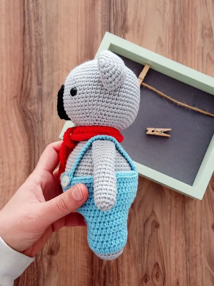 Crochet Koala Toy, Crochet Animal Plushie, Amigurumi Organic Toy, Amigurumi Baby Koala Bear, Crochet Soft Toy, Eco Friendly Toy, Trend Style