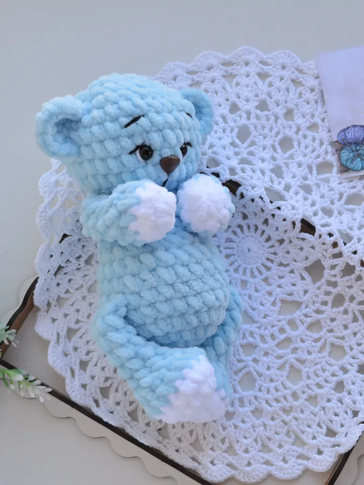 Crochet pattern bear and bunny, Easy pattern bear, Plush bunny pattern, Amigurumi toy pattern, Handmade stuffed bear