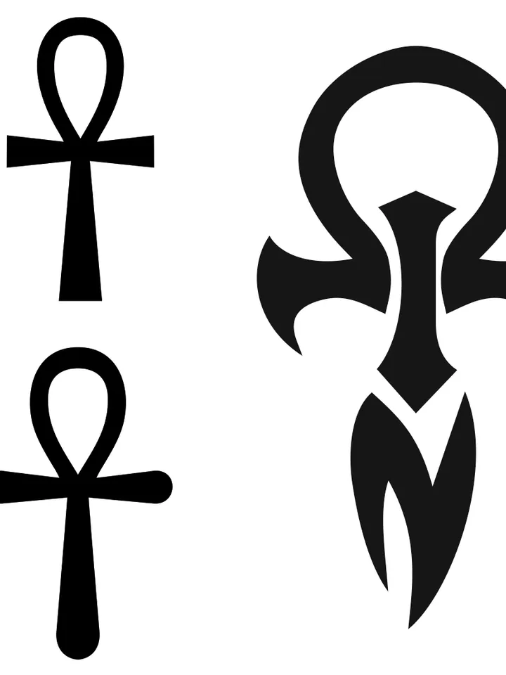 Eye of Horus svg, Esoteric Svg, Black Ankh, Anubis svg, Eye of RA, Ankh Symbol SVG