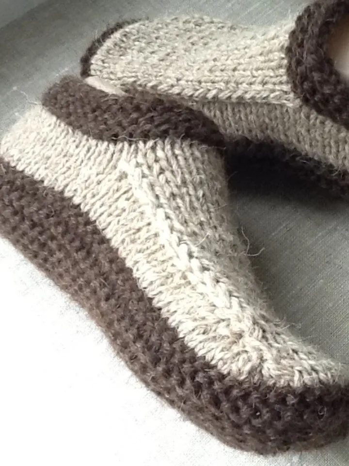 Woolen slippers Mens rustic sheet yarn Home shoes