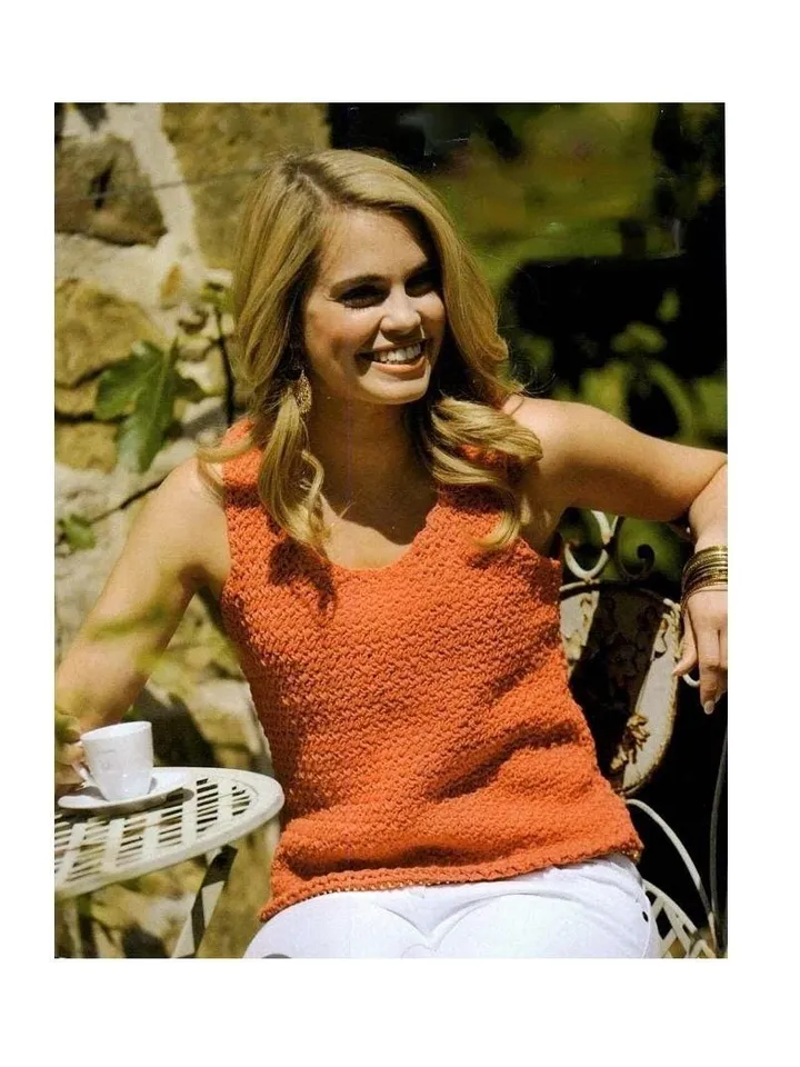 Top crochet pattern, shirt crochet pattern, summer easy top crochet pdf instant download