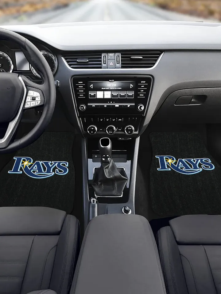 Tampa Bay Rays Front Car Floor Mats Set of 2