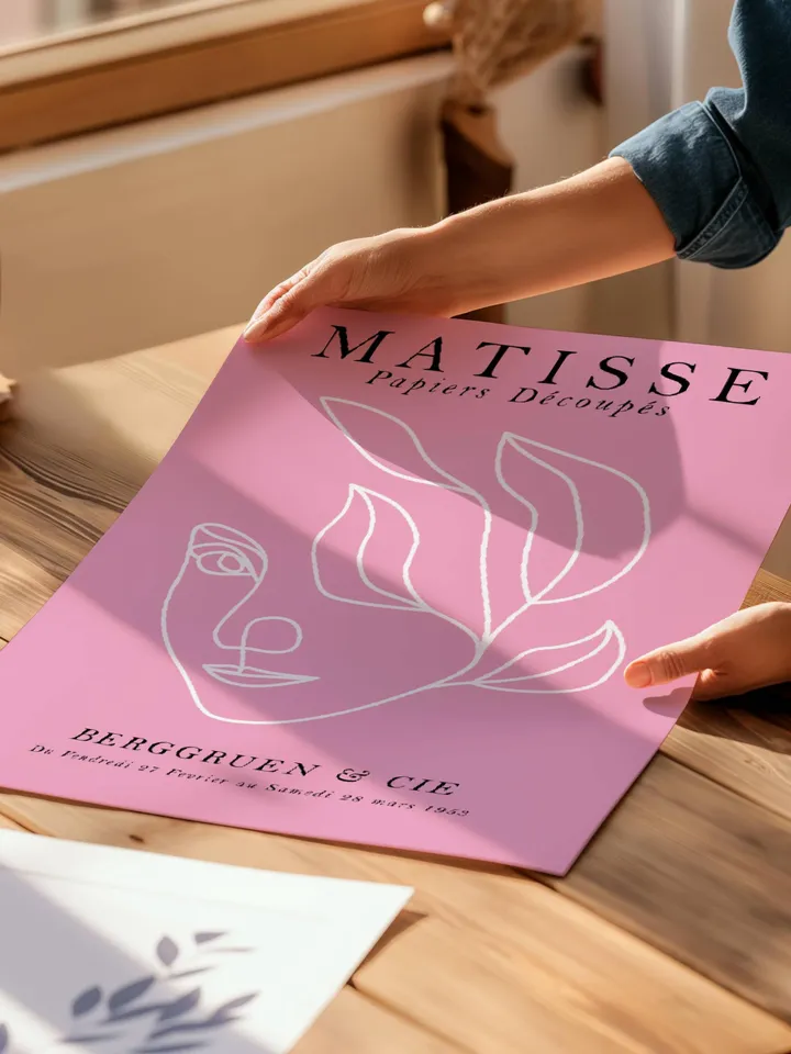 Pink Matisse Print Set Printable Wall Art Pink Print Set Gallery Wall Set of 3 Prints Preppy Wall Art Exhibition Posters Danish Pastel