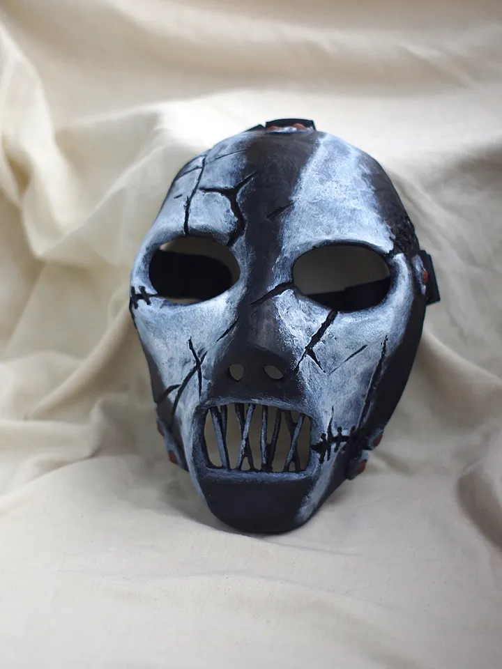 Paul Grey mask Latest mask Hard Rock Halloween mask Scary Handmade The Pig mask bassist Heavy metal mask