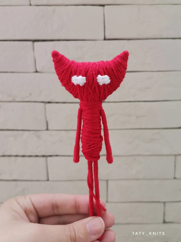 Red Yarny Hero Unravel 5.9 inch figurine of yarn