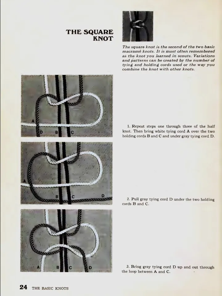 Macrame Creative Knot-Tying Techniques and Projectss