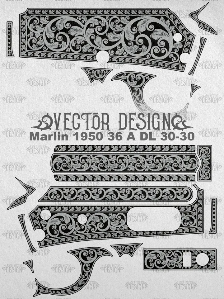 VECTOR DESIGN Marlin 1950 36 A DL 30-30 Scrollwork