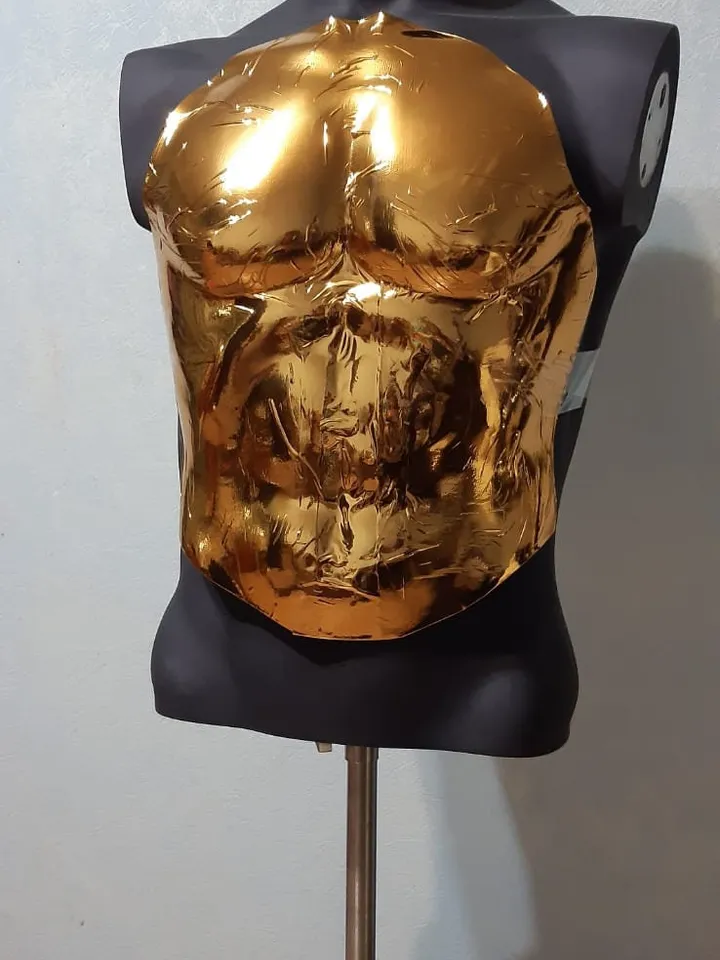 Cuirass Armor StrawberryCostumes-Cosplay-Cuirass-FantasyStrawberry Wolf Armor Chest Suits - Cosplay - Royal - Gold - Chest - Fantasy- Corset