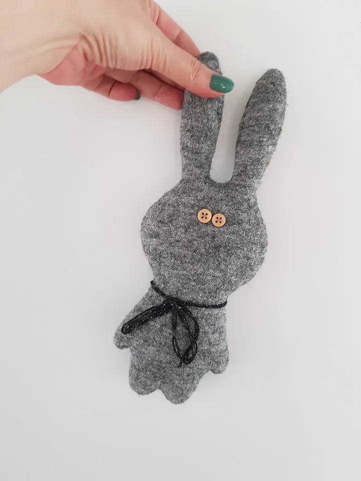 Rabbit Sewing Pattern pdf, digital tutorial in english, stuffed animal diy