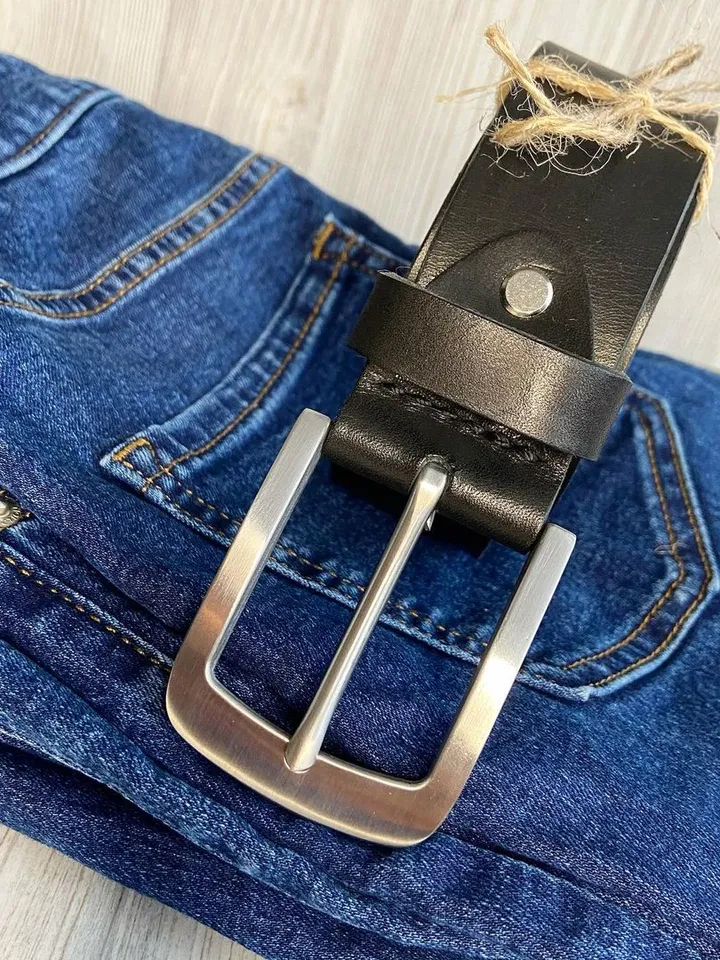 Leather belt