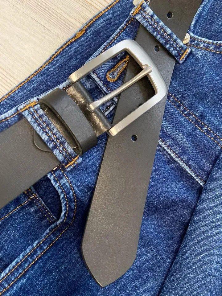 Leather belt