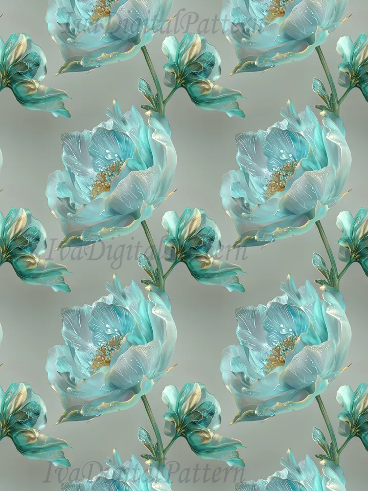 Repeating seamless pattern green peony flowers , digital paper, floral pattern, mosaic pattern, commercial use
abstract floral seamless pattern