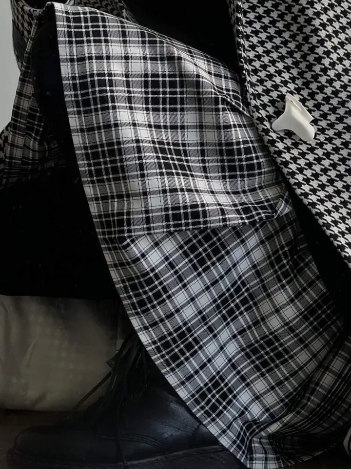 Men's basic pleated "Too" skirt / not kilt / tartan