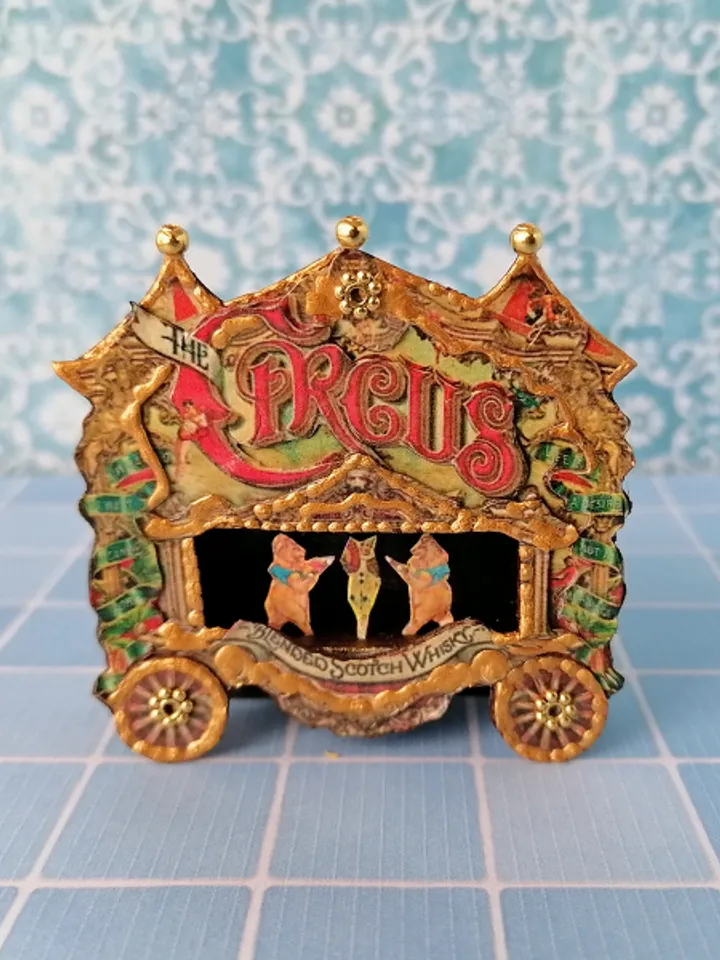 Circus for the dollhouse. Miniature circus.1:12 scale.