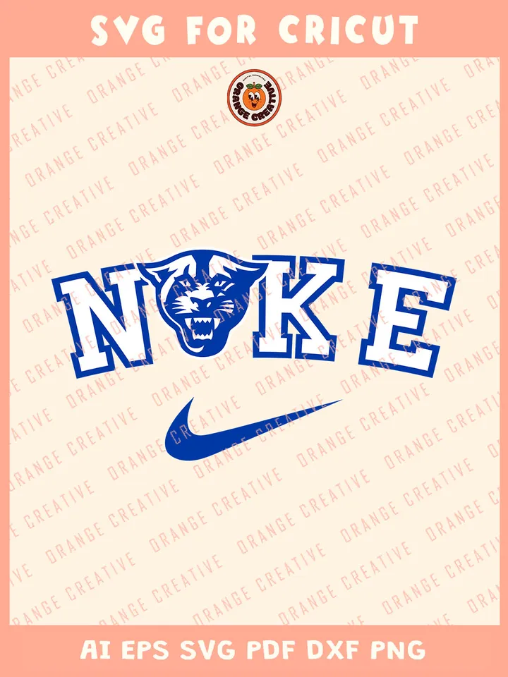 Ni.kee Georgia State Panthers Svg, NCAA College Football Team Svg, NCAA Georgia State Panthers Team SVG for cricut, NCAA Team Shirt For Fan, Svg Files for Cricut, Png, Dxf, Digital Download