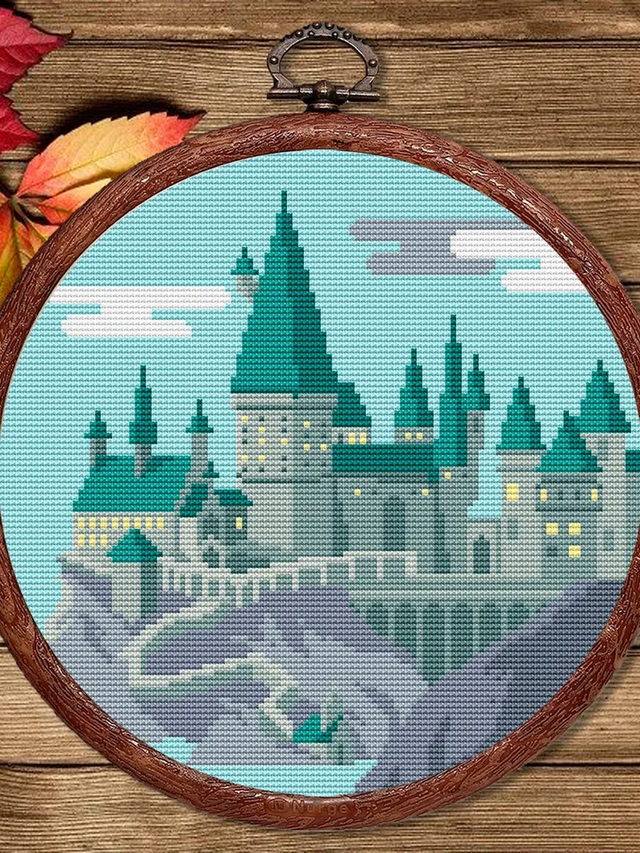 Magic School Cross Stitch Pattern, Movies Cross Stitch Pattern, Movie Pattern, Wizards Cross Stitch Pattern, TV Cross Stitch Patterns #mv005