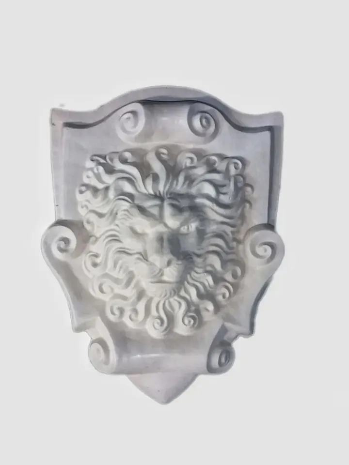 Plastic mold for concrete and gypsum "Lion" DIY ready 16,34"21,65"4,33 in