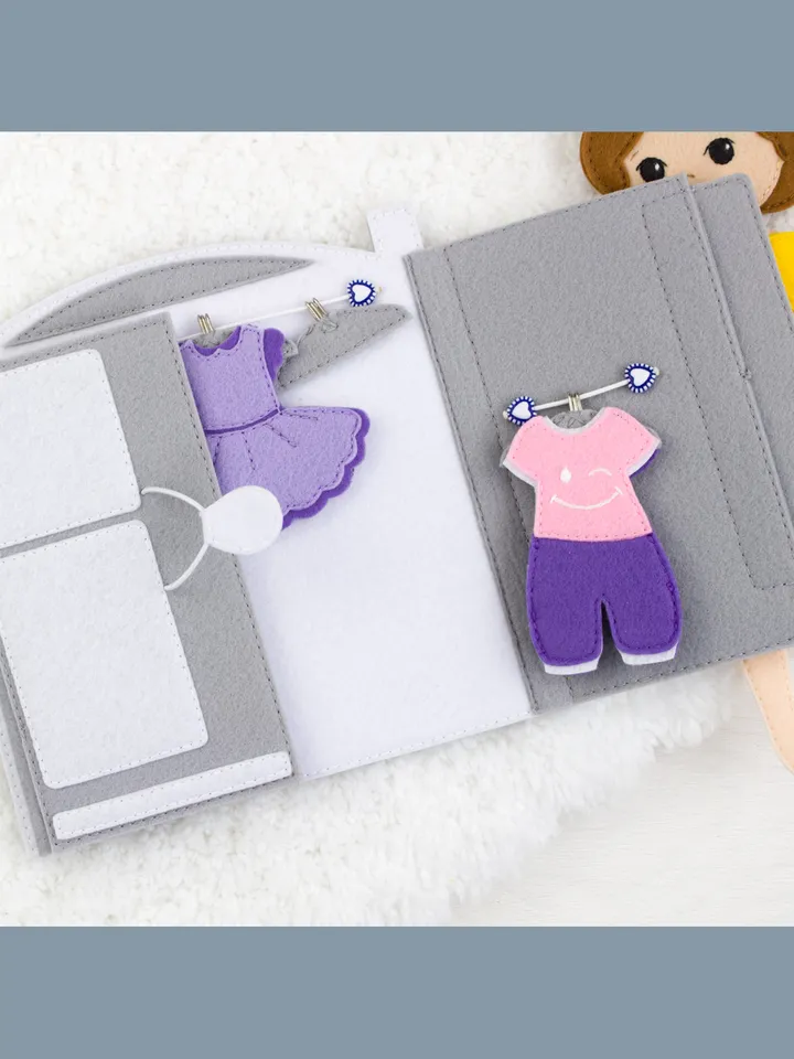 Felt Dolls Sewing Pattern
