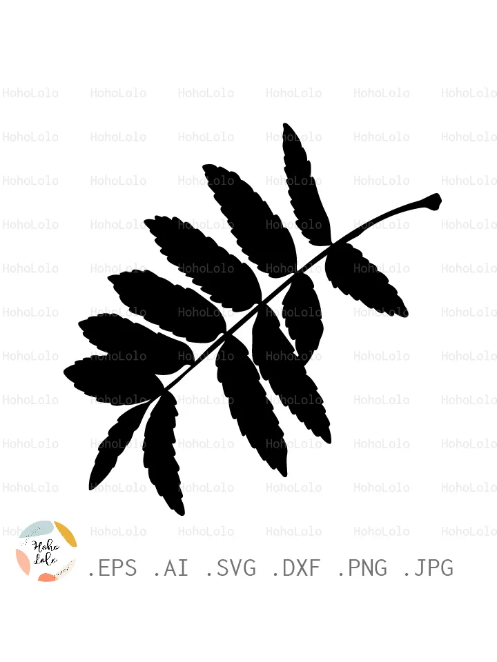 Ashberry Svg, Ashberry Cricut, Ashberry Leaves Tree, Ashberry Silhouette, Ashberry Stencil, Ashberry Template Dxf, Ashberry Clipart Png
