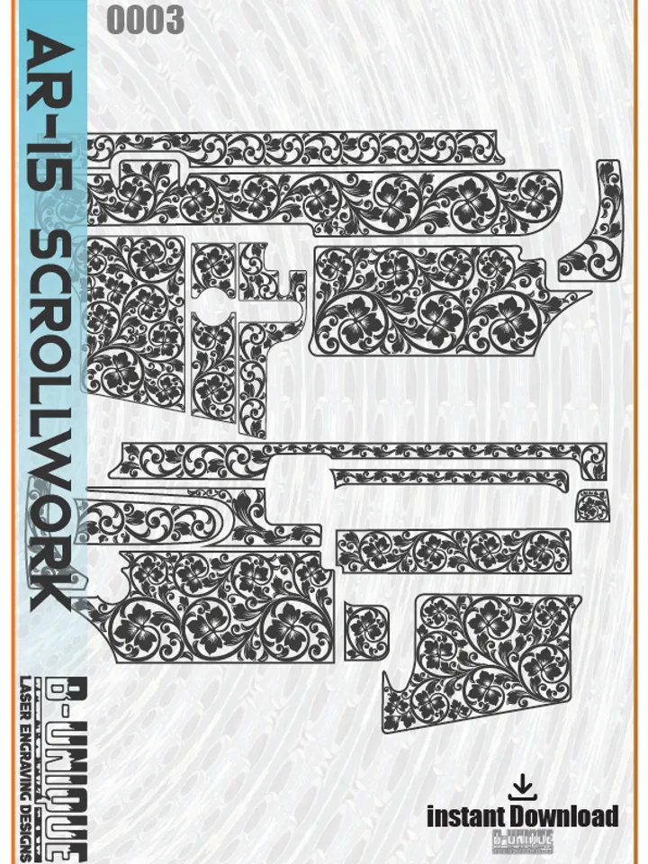 AR-15 Scrollwork