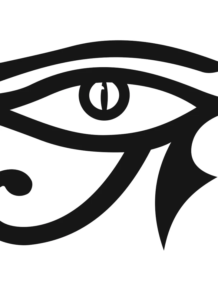 Eye of Horus svg, Esoteric Svg, Black Ankh, Anubis svg, Eye of RA, Ankh Symbol SVG