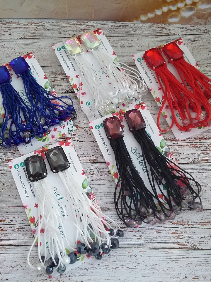 long spectacular earrings with rhinestones, fringe, large earrings for photo shoots, parties, stud earrings with tassels,rhinestone drops