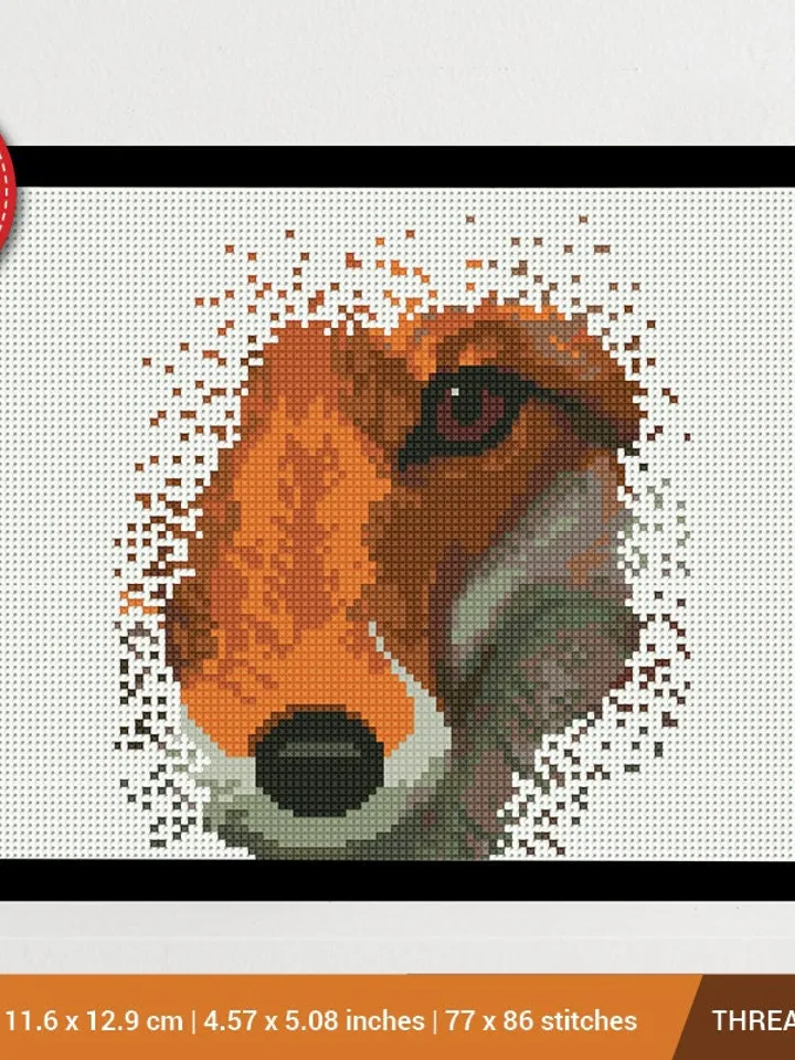 Fox Cross stitch pattern | Embroidery Pattern | Instant Download | Embroidery Designs