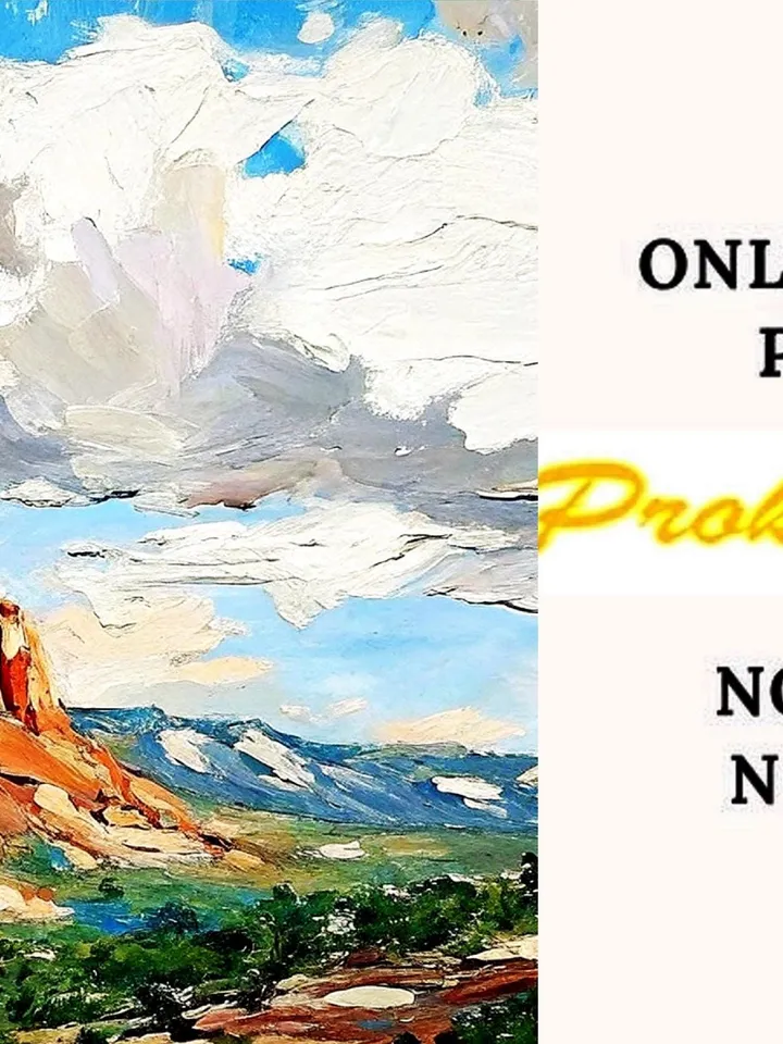 Arizona Painting Original Art Sedona Landscape Impasto Oil Painting Landscape Small Artwork Art Gift by ArtProkopaloSv