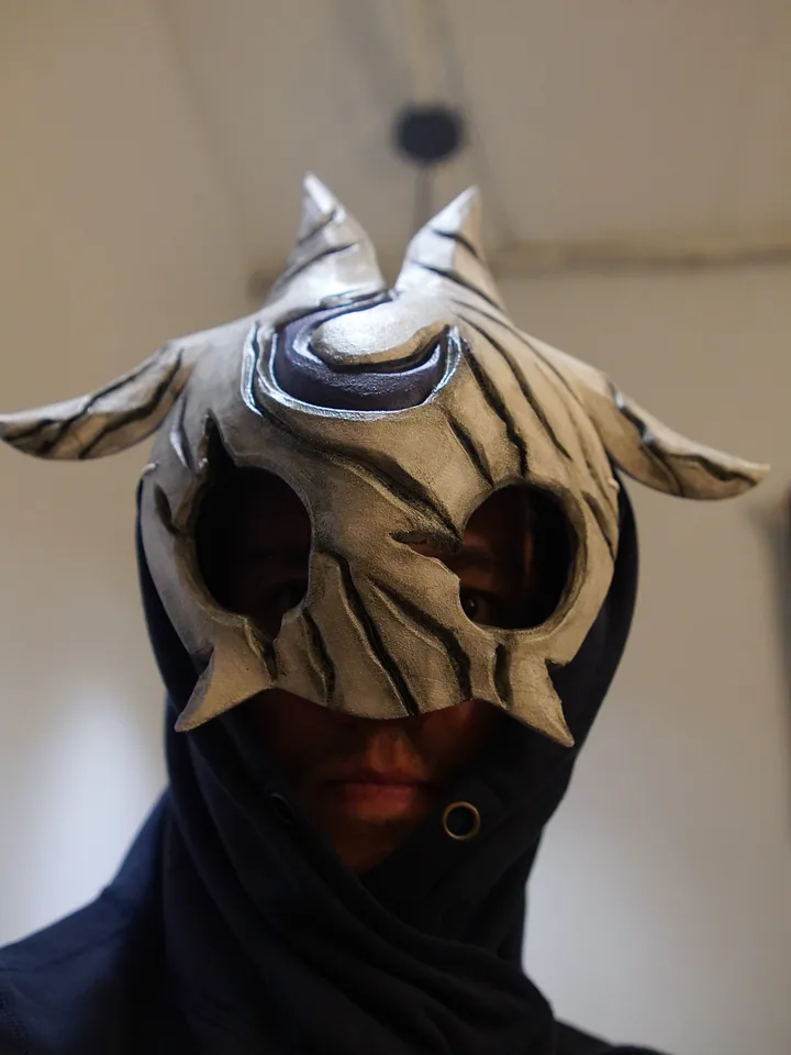Wolf Mask Kindred Adult Lamb White League of Legends Wolf Mask Kindred League of Legends