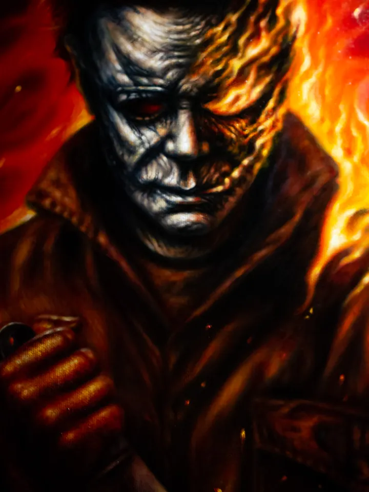Michael Myers Original oil painting